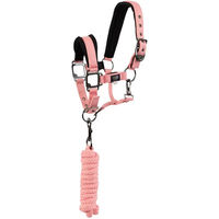 Produktbild von BR Equitation Mini Halfter mit Longe für Ponys aus Neopren in Rosa