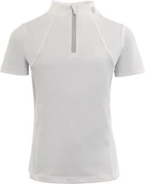 Produktbild von BR Equitation Monterrey Reitturnier-Poloshirt für Kinder in Weiß