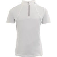 Produktbild von BR Equitation Monterrey Reitturnier Poloshirt für Kinder in Weiß Größe 6 Jahre