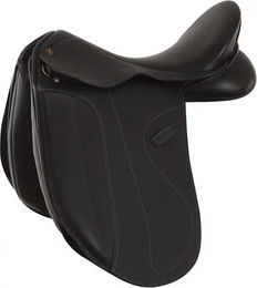 Produktbild von BR Equitation Monteverdi Dressursattel für Pferde aus Leder in Schwarz