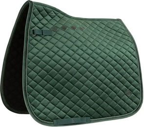 Produktbild von BR Equitation Opulence Satteldecke für Pferde aus Velours in Grün für Vollblut