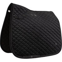 Produktbild von BR Equitation Opulence Satteldecke für Pferde in Schwarz aus Velours für Vollblut