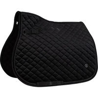 Produktbild von BR Equitation Opulence Satteldecke für Pferde in Schwarz aus Velours für Vollblut