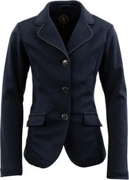 Produktbild von BR Equitation Ostrava Turnierjacke für Kinder aus wasserabweisendem Polyester in Schwarz oder Blau