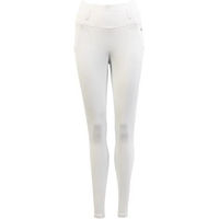 Produktbild von BR Equitation Otranto Reithose Damen Full Grip Weiß Größe 34 wasserabweisend