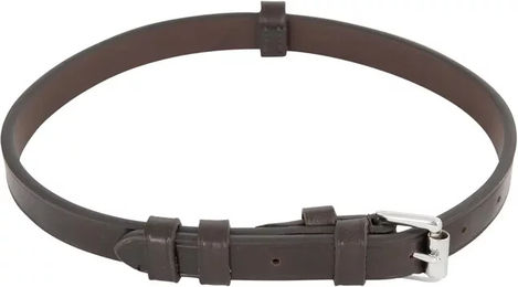 Produktbild von BR Equitation Pferdegurt Kieferschutz mit Schnalle aus Leder in Braun