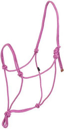 Produktbild von BR Equitation Pferdehalfter aus Seil für Vollblut in Lila und Rosa