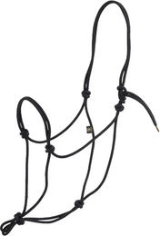 Produktbild von BR Equitation Pferdehalfter aus Seil Schwarz für Ponys