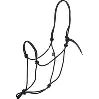 Produktbild von BR Equitation Pferdehalfter aus Seil Schwarz für Ponys