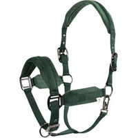 Produktbild von BR Equitation Pferdehalfter Velvet in Grün für Warmblut