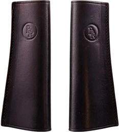 Produktbild von BR Equitation Preformed Steigbügelriemenüberzug für Pferde aus Leder in Schwarz
