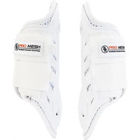 Produktbild von BR Equitation Pro Gamaschen für Pferde aus Neopren in Weiß Größe L