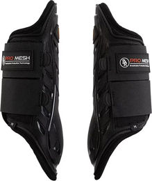 Produktbild von BR Equitation Pro Gamaschen für Pferde aus Netzmaterial und Neopren Schwarz Größe L