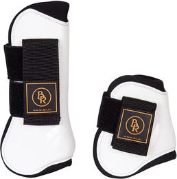 Produktbild von BR Equitation Pro Tech PU Gamaschen und Beinschützer für Pferde aus Neopren in Weiß