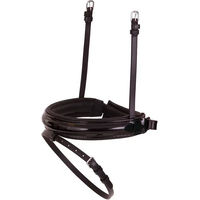 Produktbild von BR Equitation Pull-back Kombiniertes Reithalfter für Pferde aus breitem Lackleder in Schwarz