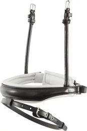 Produktbild von BR Equitation Pull-back Kombiniertes Reithalfter für Pferde aus Leder in Schwarz mit Silberbeschlag