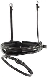 Produktbild von BR Equitation Pull-back Lacquer Kombiniertes Reithalfter für Pferde aus Leder in Schwarz