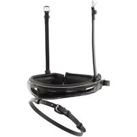 Produktbild von BR Equitation Pull-back Lacquer Kombiniertes Reithalfter für Pferde aus Leder in Schwarz