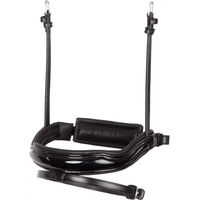 Produktbild von BR Equitation Pull-back Lacquer Kombiniertes Reithalfter für Pferde aus Leder in Schwarz mit Silber