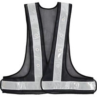 Produktbild von BR Equitation Reflektierende Sicherheitsweste mit LED-Beleuchtung Schwarz Unisex