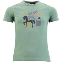 Produktbild von BR Equitation Reitshirt für Kinder aus Baumwolle bunt grün