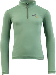 BR Equitation Reitshirt für Mädchen in Grün Größe 4 Jahre – Bild 1 von 2