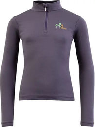 BR Equitation Reitshirt für Mädchen Kids Lila Bunt Größe 6 Jahre – Bild 1 von 2