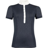 Produktbild von BR Equitation Reitshirt Polo Damen Mali aus Polyester in Blau oder Schwarz Größe 2XS