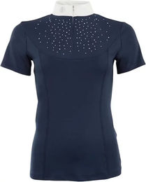 Produktbild von BR Equitation Reitshirt Polo Damen Sommer Blau 2XS