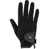 Produktbild von BR Equitation Royal Reithandschuhe aus Mesh und Kunstleder Schwarz Taille 6,5