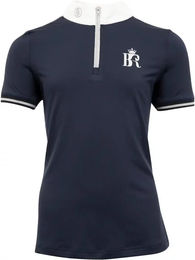 BR Equitation Saskatoon Reitshirt für Kinder in Blau Größe 116 – Bild 1 von 3