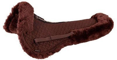 BR Equitation Sattelpad aus Schafsfell mit Rand shaped für Pferde – Bild 1 von 1