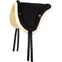 Produktbild von BR Equitation Sattelunterlage für Ponys mit Kunstfell in Schwarz