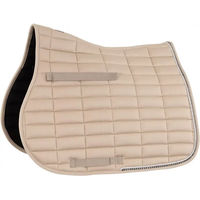 Produktbild von BR Equitation Sattelunterlage Glamour Chic für Pferde aus Baumwolle in Silber oder Beige