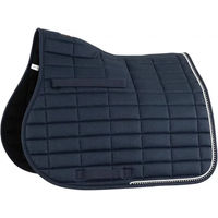 Produktbild von BR Equitation Sattelunterlage Glamour Chic für Pferde in Blau und Silber aus Polyester