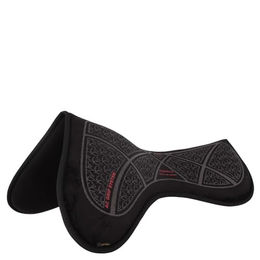 BR Equitation Sattelunterlage Grip System mit Memory Foam Schwarz/Silber Größe L – Bild 1 von 2