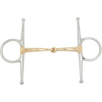 Produktbild von BR Equitation Schenkeltrense und Gebiss Soft Contact doppelt gebrochen aus Edelstahl in Silber