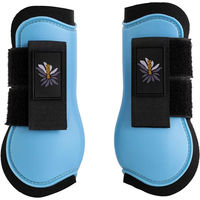 Produktbild von BR Equitation Sehnenschoner Gamaschen aus Neopren für Ponys in Blau Bunt