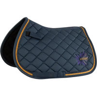 Produktbild von BR Equitation Shetland Spring-Sattelunterlage für Mini Horses in Bunt mit Silber und Blau