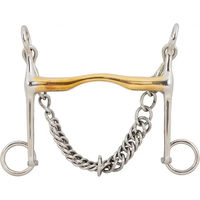 Produktbild von BR Equitation Soft Contact Gebiss für Pferde aus Edelstahl mit 14mm Durchmesser und 140mm Schenkeln