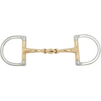 Produktbild von BR Equitation Soft Contact Gebiss für Pferde doppelt gebrochen und gebogen in Silber