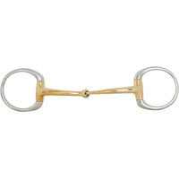 Produktbild von BR Equitation Soft Contact Unterlegtrense einfach gebrochen 12mm Olivfarben