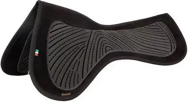 BR Equitation Soft Gel Sattelpad Twin Sided für Pferde Schwarz Größe L – Bild 1 von 3