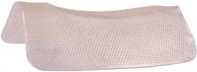 BR Equitation Square Sattelpad für Pferde mit Softgel in Weiß - 1 Stk. – Bild 1 von 1