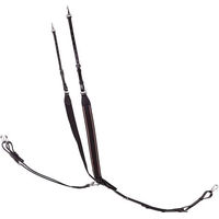 Produktbild von BR Equitation Taunton Elastisches Leder-Vorderzeug für Pferde mit Martingal in Schwarz