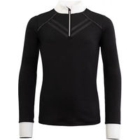 Produktbild von BR Equitation Turnier-Poloshirt mit langen Ärmeln für Kinder in Schwarz Größe 14 Jahre