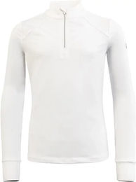 Produktbild von BR Equitation Turnier-Poloshirt mit langen Ärmeln für Kinder in Weiß Größe 16 Jahre