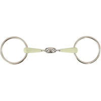 Produktbild von BR Equitation Wassertrense Apple Mouth doppelt gebrochen aus Edelstahl 14mm