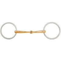 Produktbild von BR Equitation Wassertrense Soft Contact einfach gebrochen 12mm aus Edelstahl