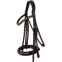 Produktbild von BR Equitation Wendover Anatomisch geformter Reizäum aus Leder in Braun